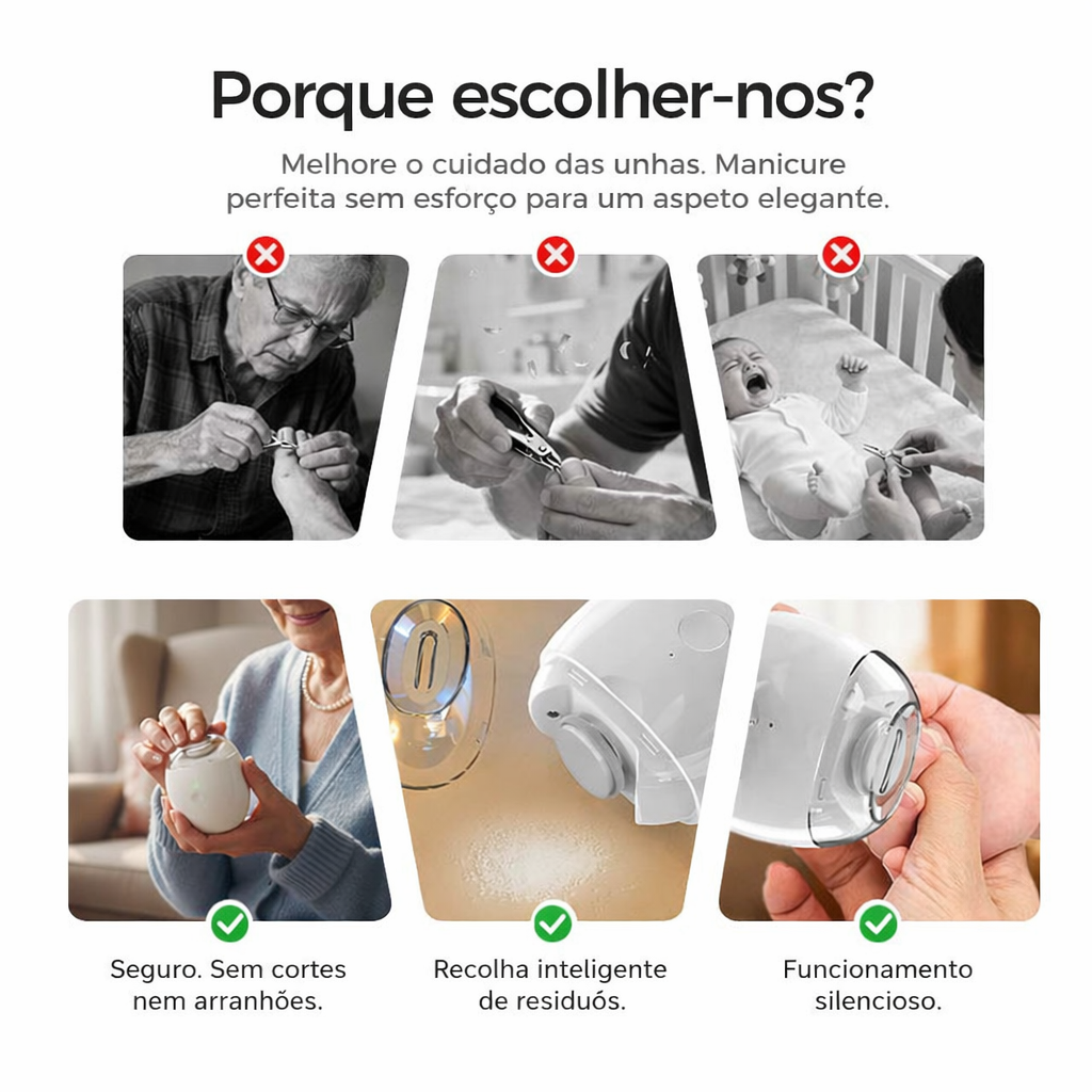 Corta-Unhas Elétrico Pro